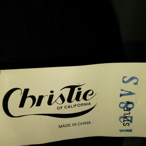 Christie of CA 8 Vintage Black Double Layer Blazer -Funeral - Picture 3 of 5